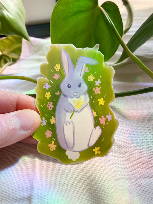 Bunny's Garden Greeting Sticker